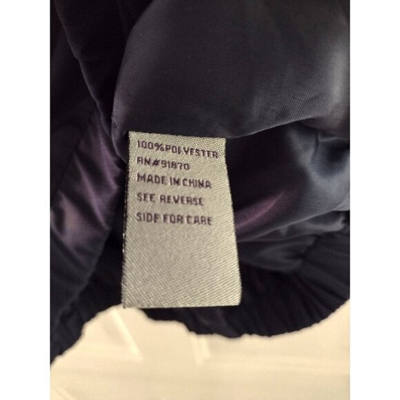 Alan Flusser Golf Performance Vest Men's Size Medium Navy Blue Polyester Shirt - Picture 6 of 6